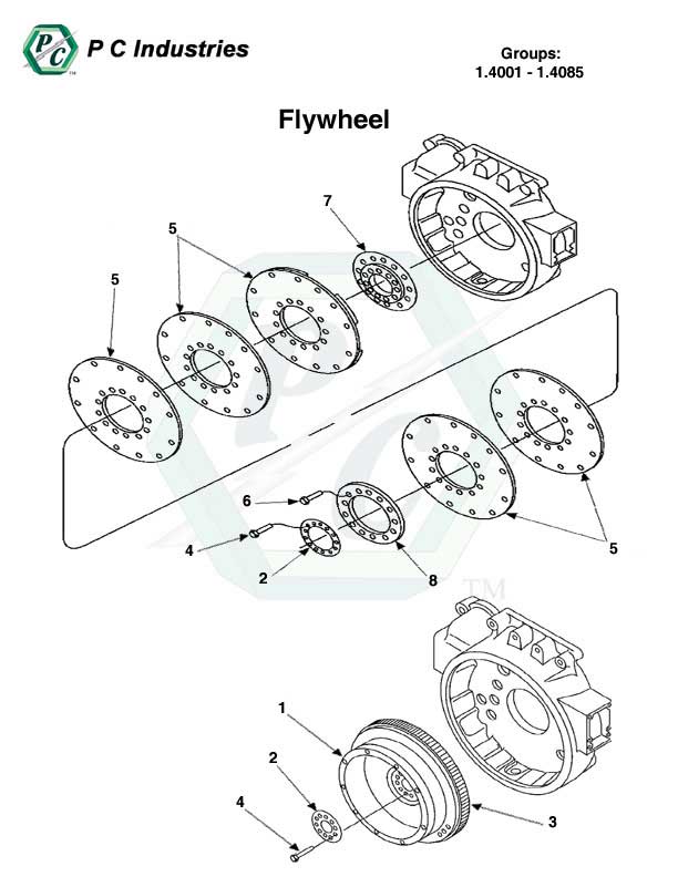 Flywheel - Series 60 Detroit Diesel Engines Catalog Page 21