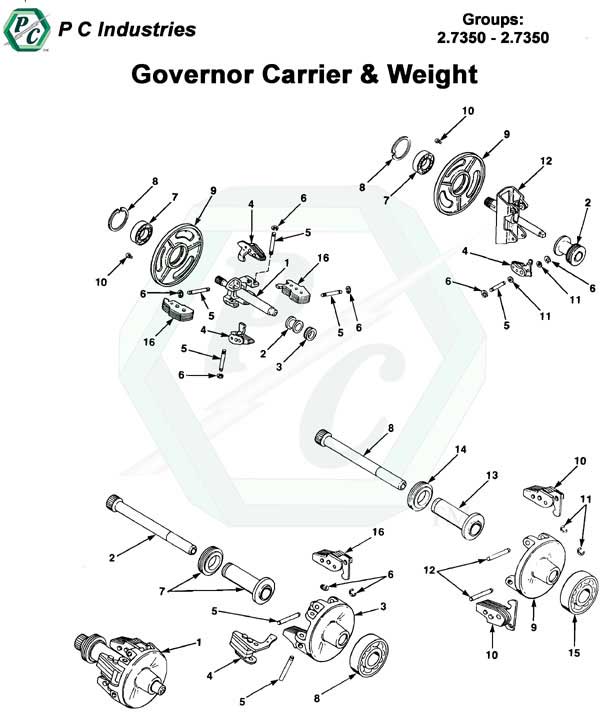 Governor Carrier & Weight - Series 53 Detroit Diesel ... ddec v wiring diagram 