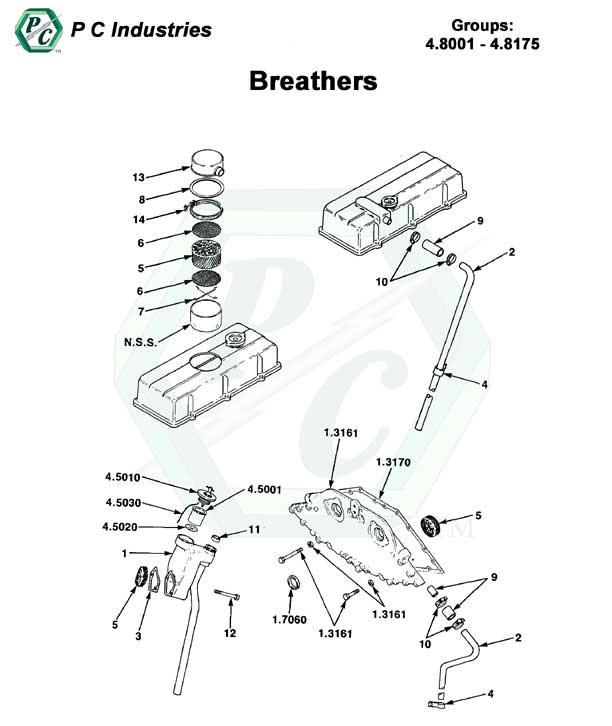 Breathers Series 53 Detroit Diesel Engines Catalog Page 116