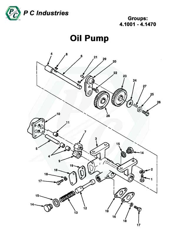 Oil Pump - Series Inline 71 Detroit Diesel Engines Catalog Page 106