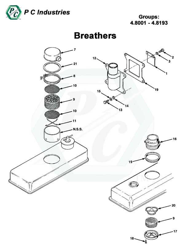Breathers Series Inline 71 Detroit Diesel Engines Catalog Page 130