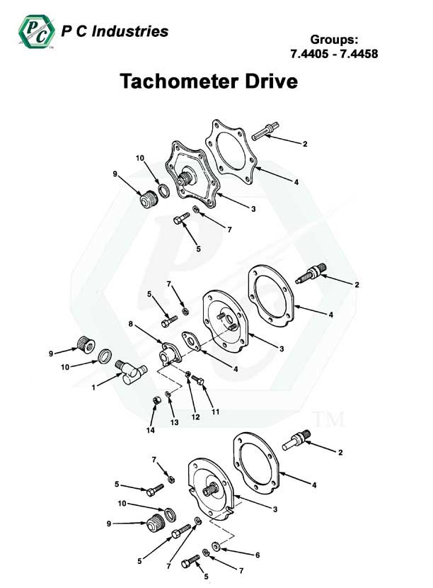 Tachometer Drive Series Inline 71 Detroit Diesel Engines Catalog Page 163