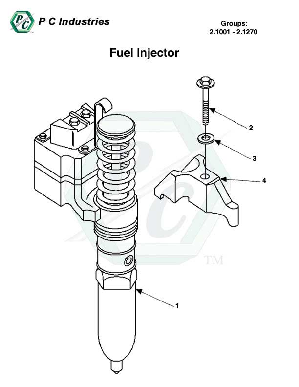 Diesel Fuel Injector Nozzles Sketch Coloring Page