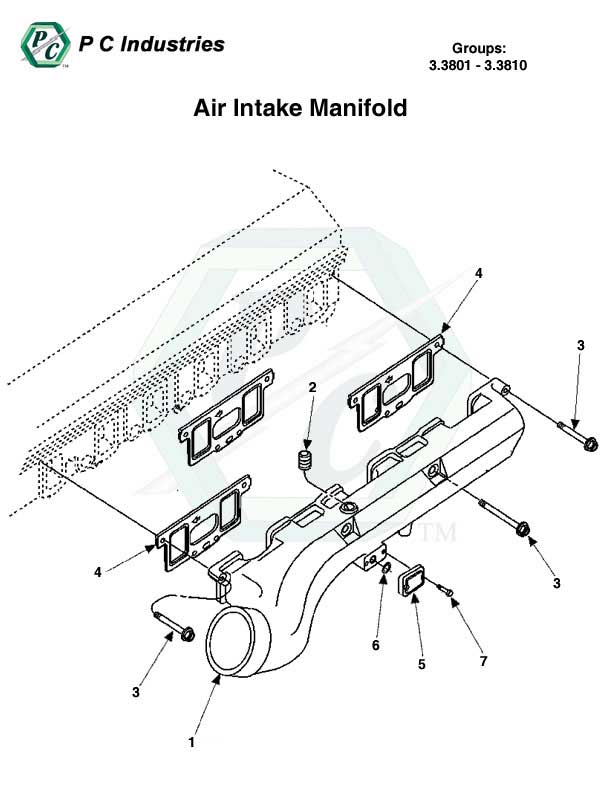 Air Intake Manifold - Series 60 Detroit Diesel Engines Catalog Page 152