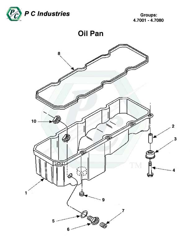 Oil Pan Series 60 Detroit Diesel Engines Catalog Page 209