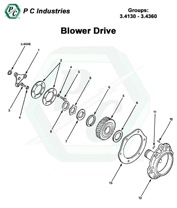 Blower Drive Series V 71 Detroit Diesel Engines Catalog Page 111