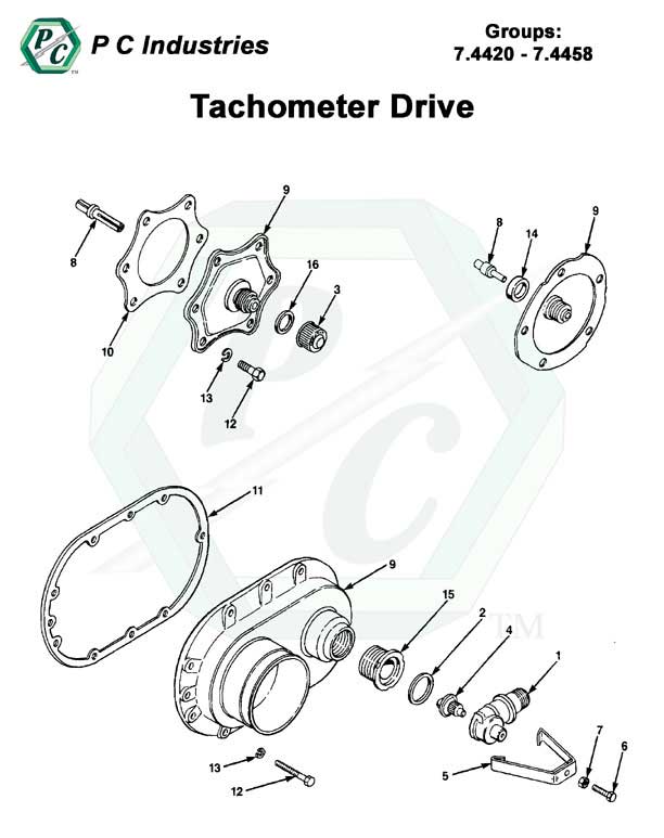 Tachometer Drive Series V 71 Detroit Diesel Engines Catalog Page 204