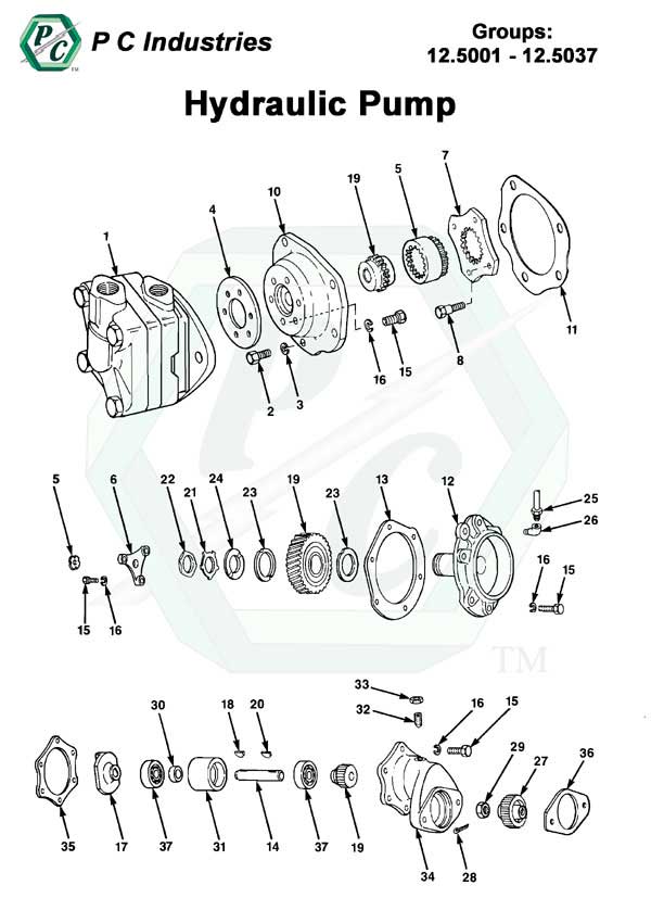 Hydraulic Pump Series V 71 Detroit Diesel Engines Catalog Page 221