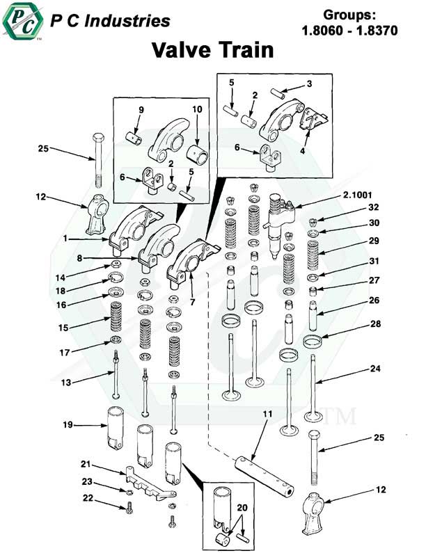 Valve Train Series 53 Detroit Diesel Engines Catalog Page 29