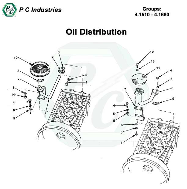 Oil Distribution Series 53 Detroit Diesel Engines Catalog Page 105