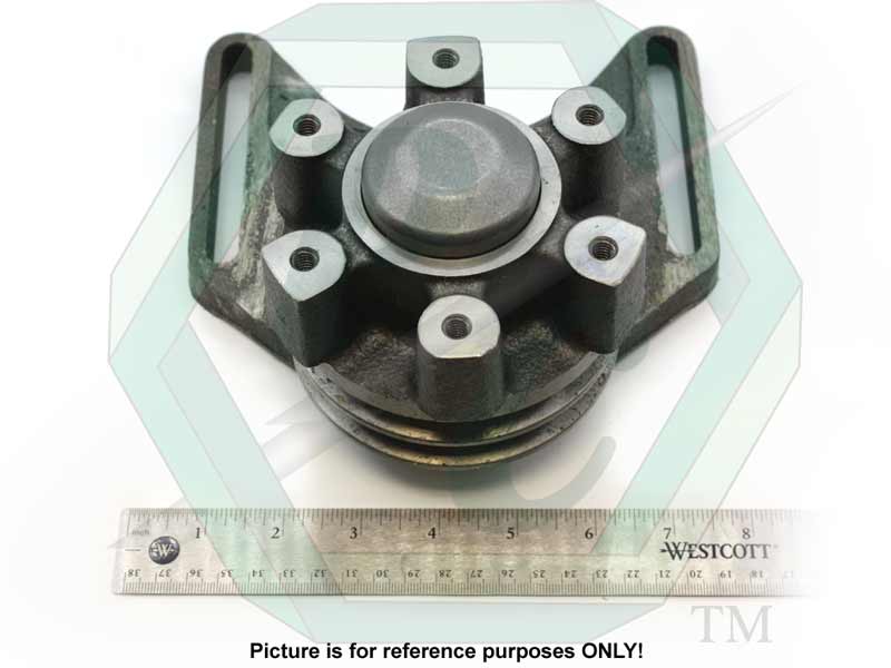 Fan Pulley & Hub, 2 Groove 4.3" Dia.