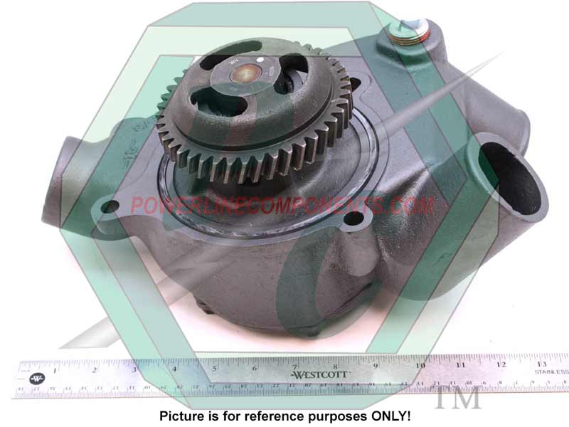 Water Pump, 6V/8V Offset Leg, RH Nitride Gear, Unitized (Has Threaded Hole)